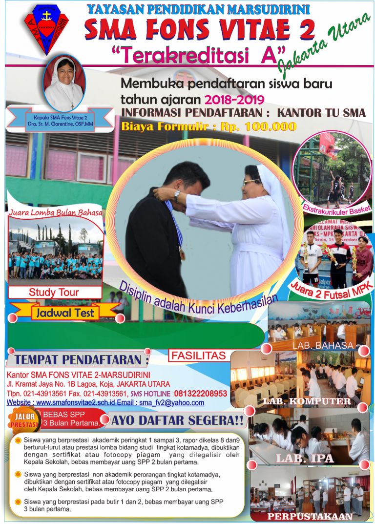 Download Poster PSB ~ SMA FONS VITAE 2 MARSUDIRINI JAKARTA
