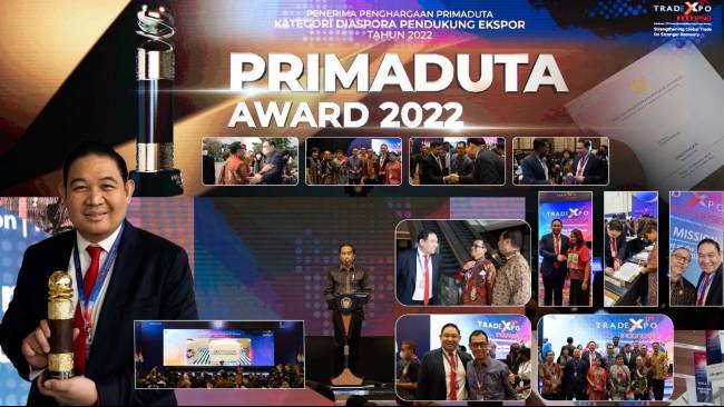 Genjot Ekspor RI, Pengusaha Asal Indonesia di Australia Sabet Primaduta Award 2022